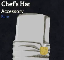 Chef's Hat rare accessory in Bizarre Lineage