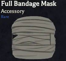 Full Bandage Mask rare accessory in Bizarre Lineage