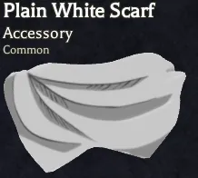 Plain White Scarf accessory in Bizarre Lineage