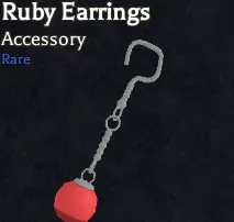 Ruby Earrings rare accessory in Bizarre Lineage
