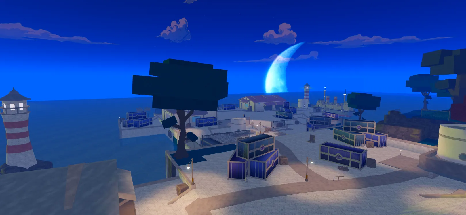 Docks — the most beautiful sight in Morioh, Akira Otoishi boss area in Bizarre Lineage
