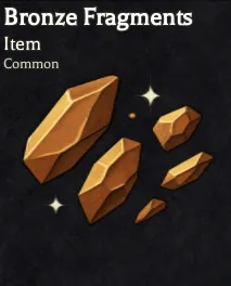 Bronze Fragments crafting material in Bizarre Lineage