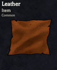 Leather crafting material in Bizarre Lineage