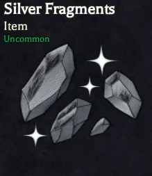 Silver Fragments uncommon material in Bizarre Lineage