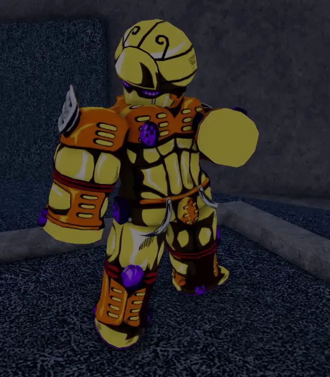 Golden Experience idle animation in Bizarre Lineage