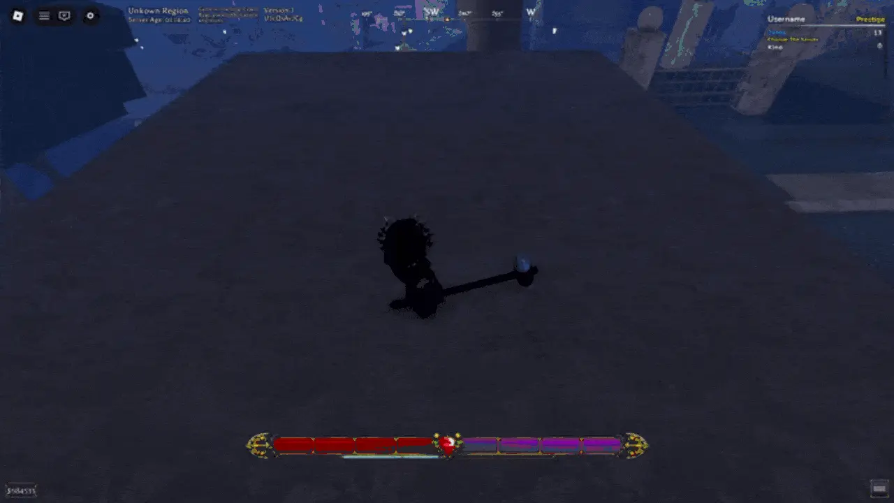 Hammer weapon animation in Bizarre Lineage